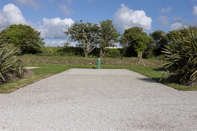 Large pitch with hard standing