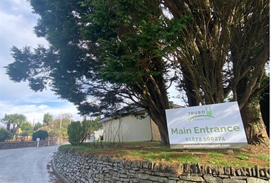 Truro Holiday Park entrance